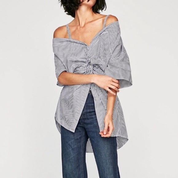 Zara Off the Shoulder Top - Picture 1 of 6